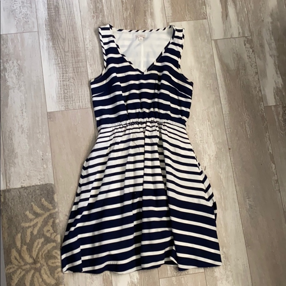 Gap Striped Navy Dress